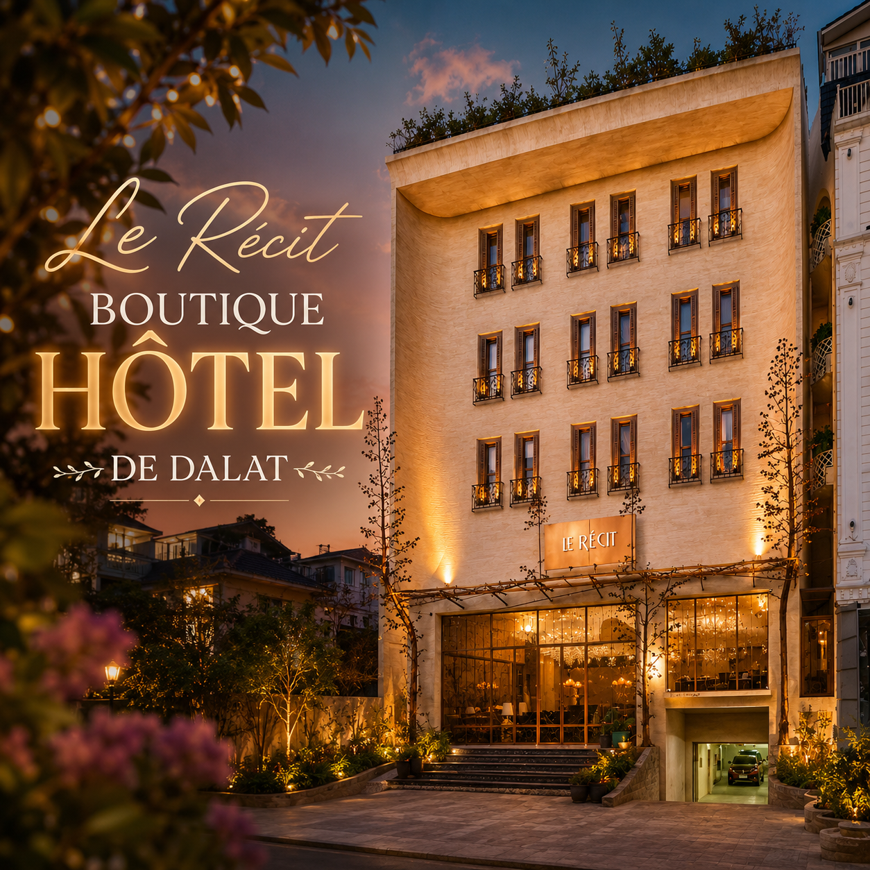 Khách Sạn 3 Sao Đà Lạt  Le Récit Boutique Hotel De Dalat