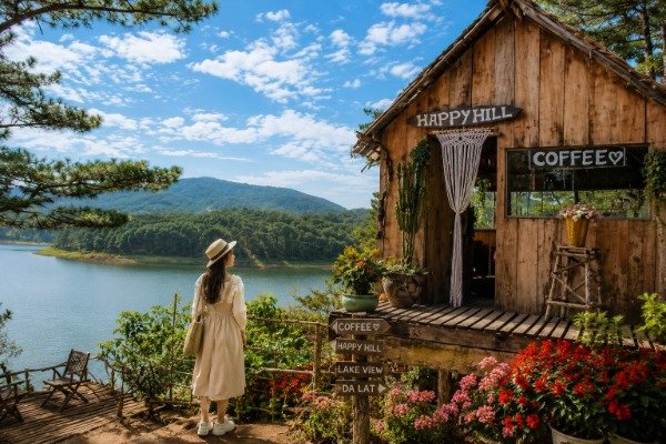 Không gian sống ảo nổi bật tại Happy Hill Đà Lạt