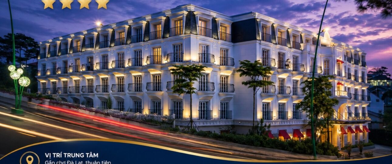 đặt phòng khách sạn 4 sao đà lạt Golden Sun