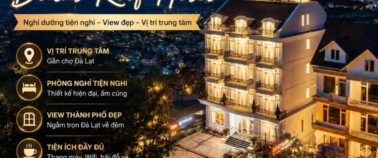 Khách sạn 3 sao đà lạt view đẹp
