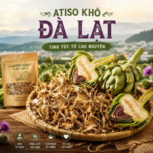 Atiso khô Đà Lạt chất lượng cao dùng pha trà