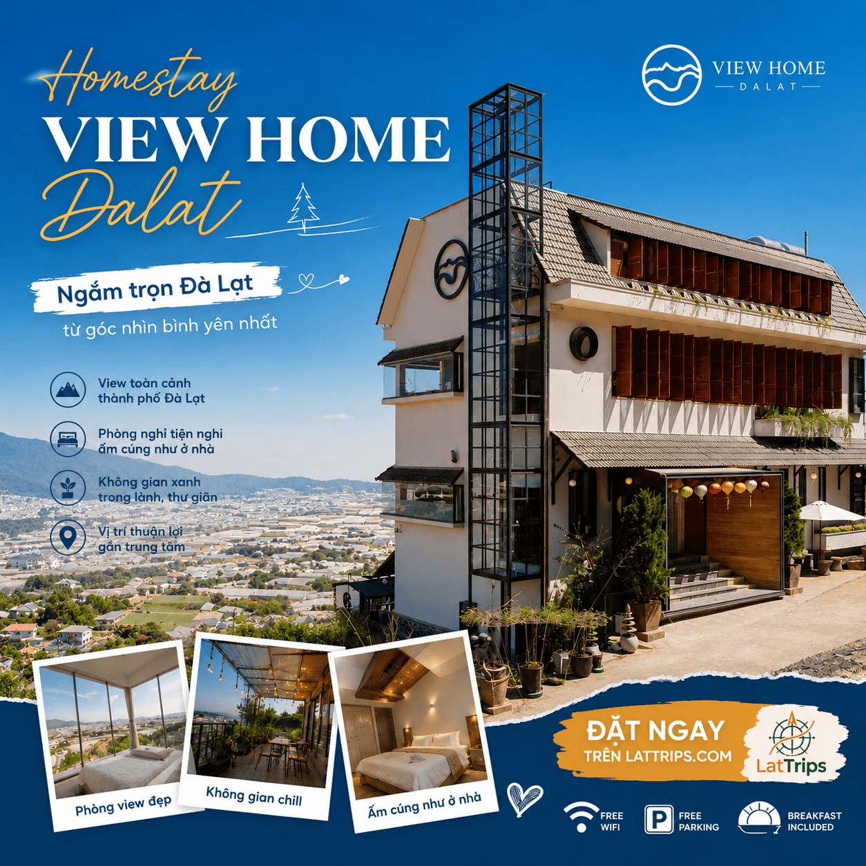View Home Dalat – Homestay Đà Lạt View Đẹp