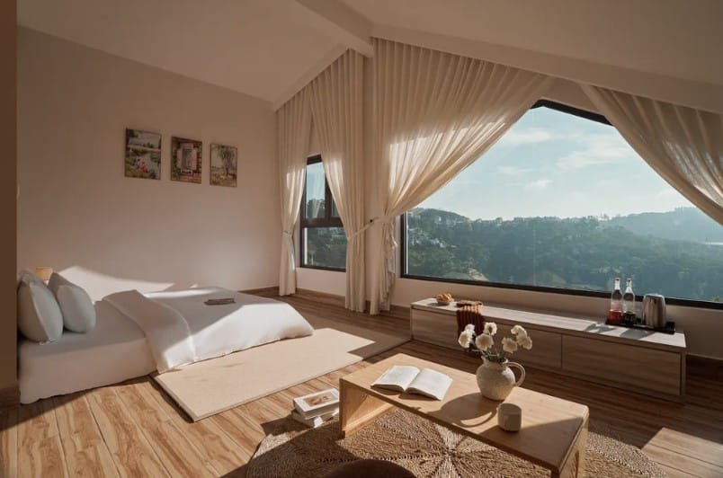 phòng đơn tại homestay Yên Đà Lạt với view cực đẹp 
