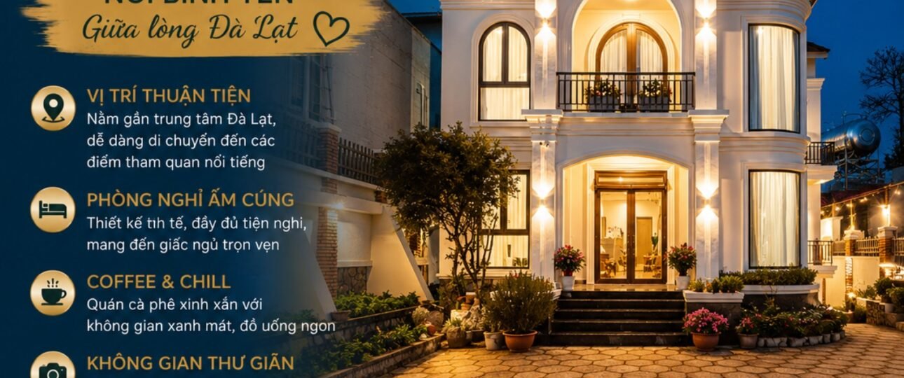 Đặt homestay đà lạt view đẹp