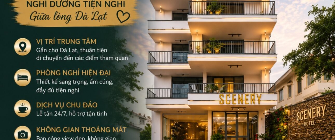 khách sạn trung tâm đà lạt scenery hotel