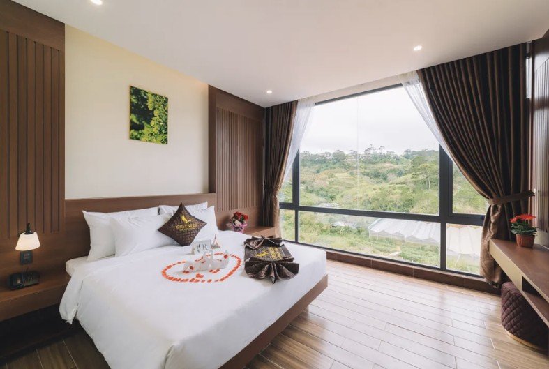 phòng đơn khách sạn 2 sao Đà Lạt Green Eco