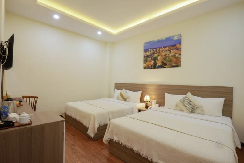 Phòng đôi tại khách sạn Pine Hill Đà Lạt