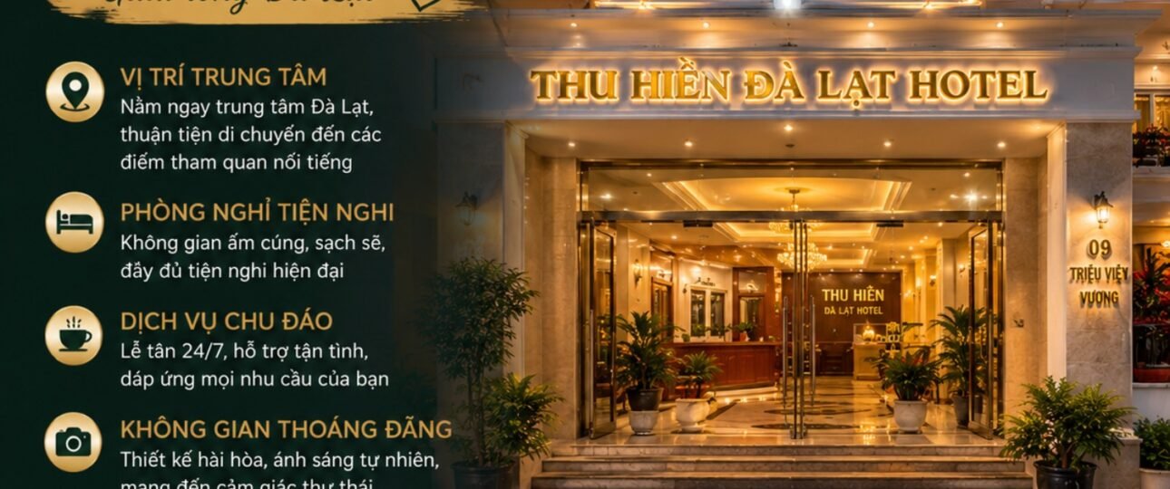 khách sạn 2 sao gần chợ đà lạt thu hiền hotel