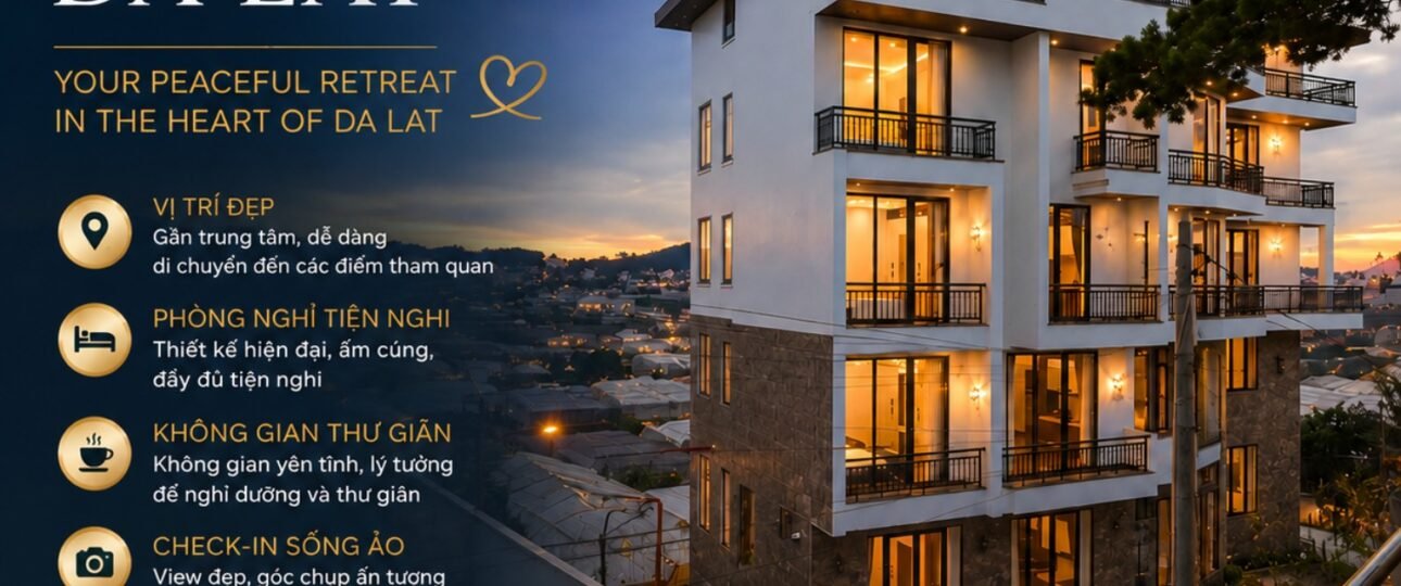 giới thiệu khách sạn 3 sao Anteaus Hotel dalat