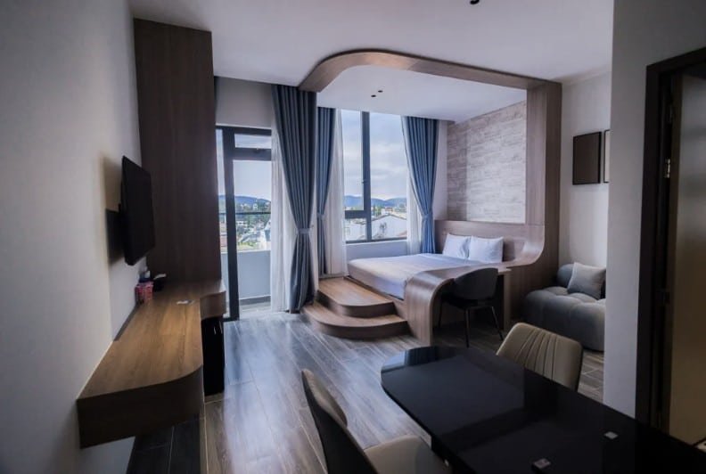 Phòng Khách sạn đà lạt 2 sao Enjoy Apartment Hotel