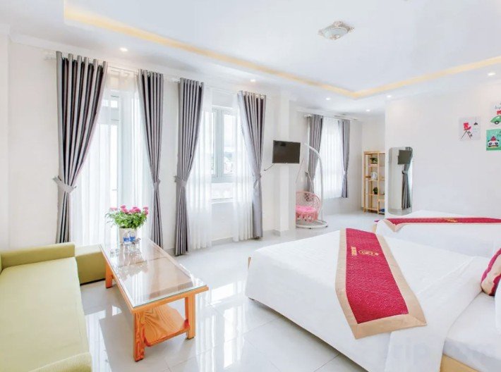 nội thất phòng khách sạn đà lạt 2 sao Khách sạn Ngọc Sáng 3