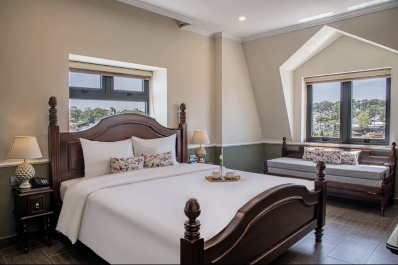 Phòng đơn tại khách sạn Đà Lạt Charlie Mansion