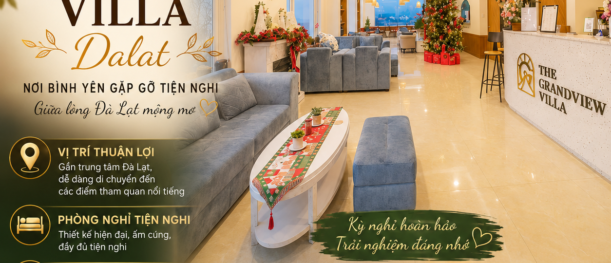 Đặt phòng villa dalat The Grandview