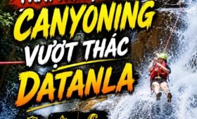 Tour Dalat Canyoning tại thác Datanla